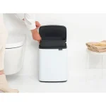 Brabantia Bo Κάδος Απορριμμάτων Πλαστικός Λευκός 12lt 22 24 67 - Image 5