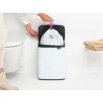 Brabantia Bo Κάδος Απορριμμάτων Πλαστικός Λευκός 12lt 22 24 67 - Image 6