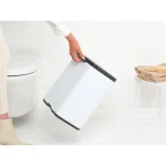 Brabantia Bo Κάδος Απορριμμάτων Πλαστικός Λευκός 12lt 22 24 67 - Image 7