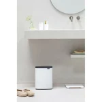 Brabantia Bo Κάδος Απορριμμάτων Πλαστικός Λευκός 12lt 22 24 67 - Image 8