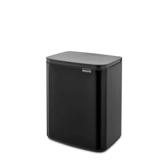 Brabantia Κάδος Απορριμμάτων Πλαστικός Μαύρος 12lt 23 03 63