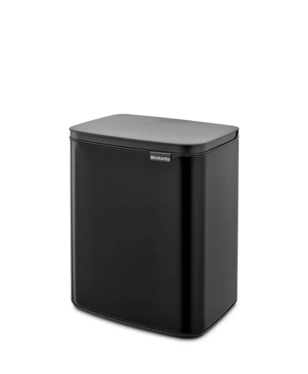 Brabantia Κάδος Απορριμμάτων Πλαστικός Μαύρος 12lt 23 03 63