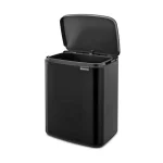 Brabantia Κάδος Απορριμμάτων Πλαστικός Μαύρος 12lt 23 03 63 - Image 2