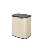 Brabantia Κάδος Απορριμμάτων Πλαστικός Μπεζ 12lt 23 41 25 N
