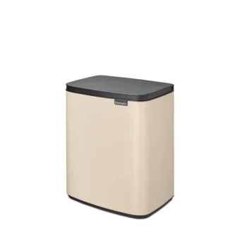 Brabantia Κάδος Απορριμμάτων Πλαστικός Μπεζ 12lt 23 41 25 N