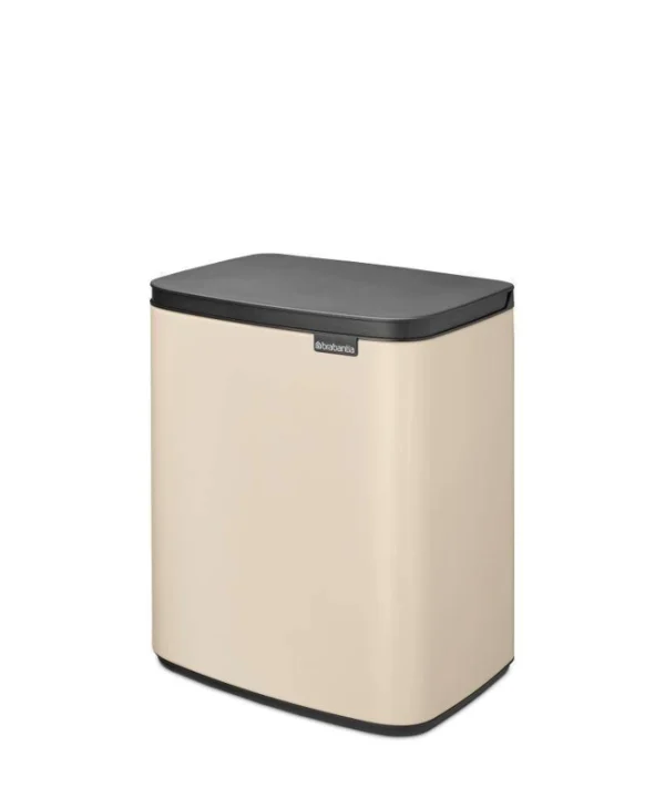 Brabantia Κάδος Απορριμμάτων Πλαστικός Μπεζ 12lt 23 41 25 N