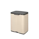 Brabantia Κάδος Απορριμμάτων Πλαστικός Μπεζ 12lt 23 41 25 N - Image 2