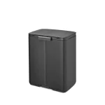 Brabantia Κάδος Απορριμμάτων Πλαστικός Γκρι 12lt 23 37 46 N - Image 2