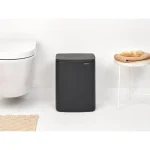 Brabantia Κάδος Απορριμμάτων Πλαστικός Γκρι 12lt 23 37 46 N - Image 4
