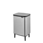 Brabantia Bo Small Hi Κάδος Απορριμμάτων Πλαστικός Ασημί 12lt 22 72 64