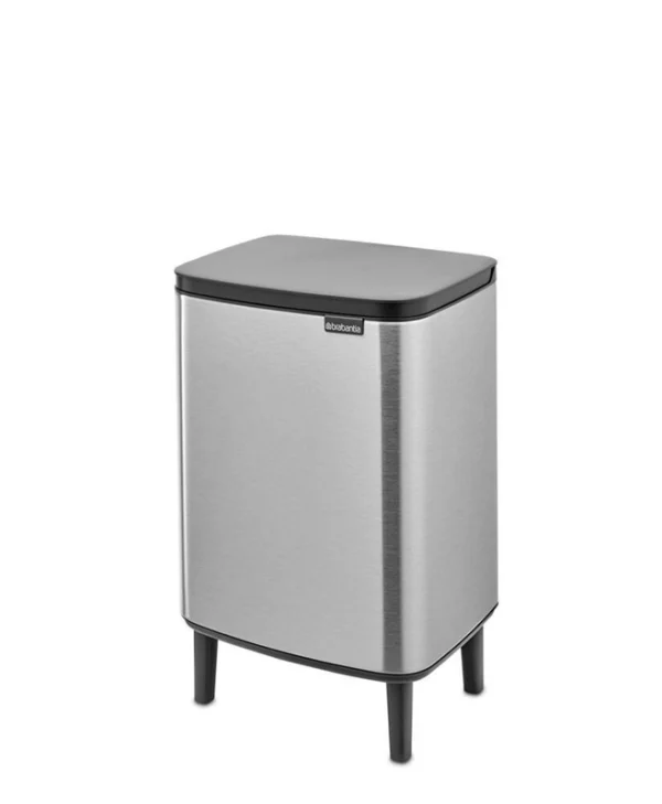 Brabantia Bo Small Hi Κάδος Απορριμμάτων Πλαστικός Ασημί 12lt 22 72 64