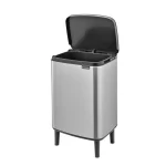 Brabantia Bo Small Hi Κάδος Απορριμμάτων Πλαστικός Ασημί 12lt 22 72 64 - Image 2