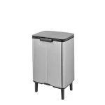Brabantia Bo Small Hi Κάδος Απορριμμάτων Πλαστικός Ασημί 12lt 22 72 64 - Image 4