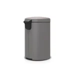 Brabantia Κάδος Απορριμμάτων Μεταλλικός Γκρι με Πεντάλ 20lt 11 91 63 - Image 2