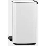 Brabantia Κάδος Απορριμμάτων Πλαστικός με Πεντάλ Λευκός 12lt 236907 - Image 4