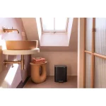 Brabantia Κάδος Απορριμμάτων Πλαστικός με Πεντάλ Μαύρος 12lt 238000 - Image 7