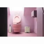 Brabantia Κάδος Απορριμμάτων από Ανοξείδωτο Ατσάλι με Πεντάλ Μπεζ 7lt 237928 - Image 6