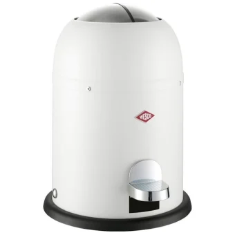Wesco Κάδος Απορριμμάτων Πλαστικός Λευκός 6lt 114664