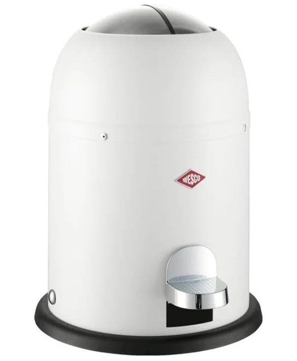 Wesco Κάδος Απορριμμάτων Πλαστικός Λευκός 6lt 114664