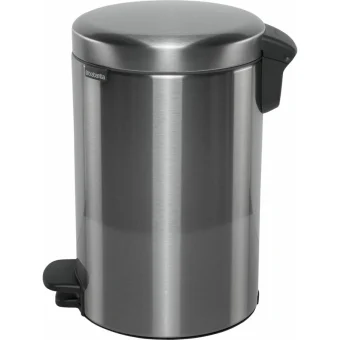 Brabantia NewIcon Κάδος Απορριμμάτων Μεταλλικός με Πεντάλ Steel Matt 12lt 11 20 41