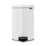 Brabantia NewIcon Κάδος Απορριμμάτων Μεταλλικός με Πεντάλ Λευκός 20lt 11 18 46 - Image 4