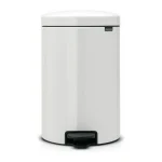 Brabantia NewIcon Κάδος Απορριμμάτων Μεταλλικός με Πεντάλ Λευκός 20lt 11 18 46 - Image 5