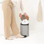 Brabantia Newicon Κάδος Απορριμμάτων Πλαστικός Γκρι 12lt 252303 - Image 8