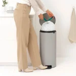 Brabantia Newicon Κάδος Απορριμμάτων Πλαστικός Γκρι 30lt 254949 - Image 5