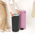 Brabantia Newicon Κάδος Απορριμμάτων Πλαστικός Ροζ 30lt 255304 - Image 7