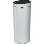 Brabantia Touch Bin New Κάδος Απορριμμάτων Μεταλλικός Λευκός 30lt 11 51 41