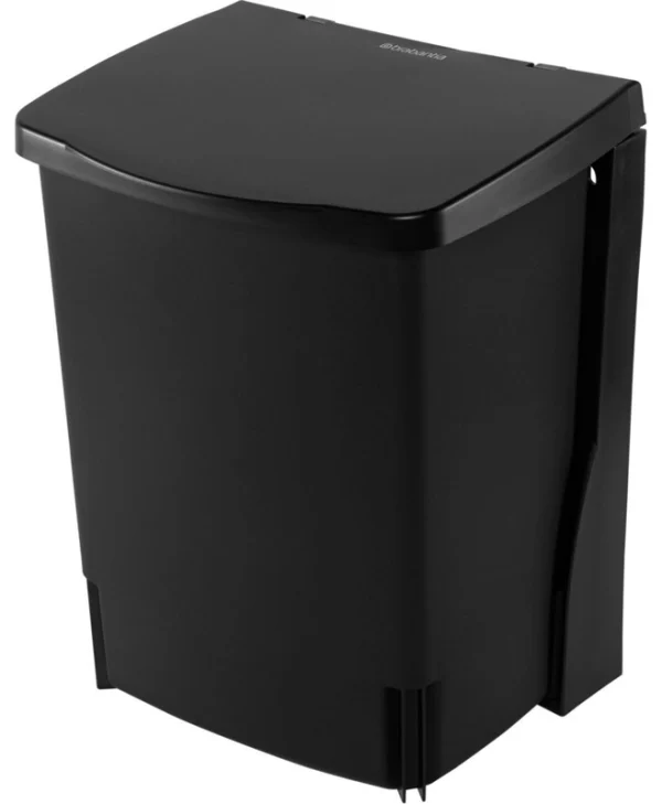 Brabantia Κάδος Απορριμμάτων Πλαστικός Μαύρος 10lt 395246