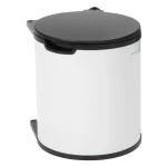 Brabantia Κάδος Απορριμμάτων από Ανοξείδωτο Ατσάλι Λευκός για Ντουλάπι 15lt 428081 - Image 2