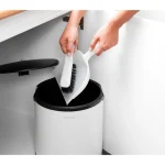 Brabantia Κάδος Απορριμμάτων από Ανοξείδωτο Ατσάλι Λευκός για Ντουλάπι 15lt 428081 - Image 6