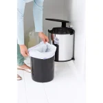 Brabantia Κάδος Απορριμμάτων από Ανοξείδωτο Ατσάλι Λευκός για Ντουλάπι 15lt 428081 - Image 8