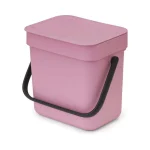 Brabantia Κάδος Ανακύκλωσης Πλαστικός Ροζ 3lt 255427 - Image 3
