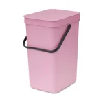 Brabantia Sort&go Κάδος Απορριμμάτων Πλαστικός Ροζ 12lt 255465