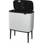 Brabantia Bo Κάδος Απορριμμάτων Πλαστικός Λευκός 34lt 31 35 47 - Image 3