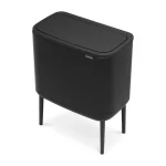 Brabantia Bo Κάδος Απορριμμάτων Πλαστικός Black Matt 11lt 31 60 67 - Image 4
