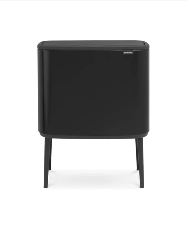Brabantia Bo Κάδος Απορριμμάτων Matt Black 34lt 31 62 03