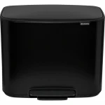 Brabantia Bo Κάδος Απορριμμάτων Μαύρος 34lt 121227