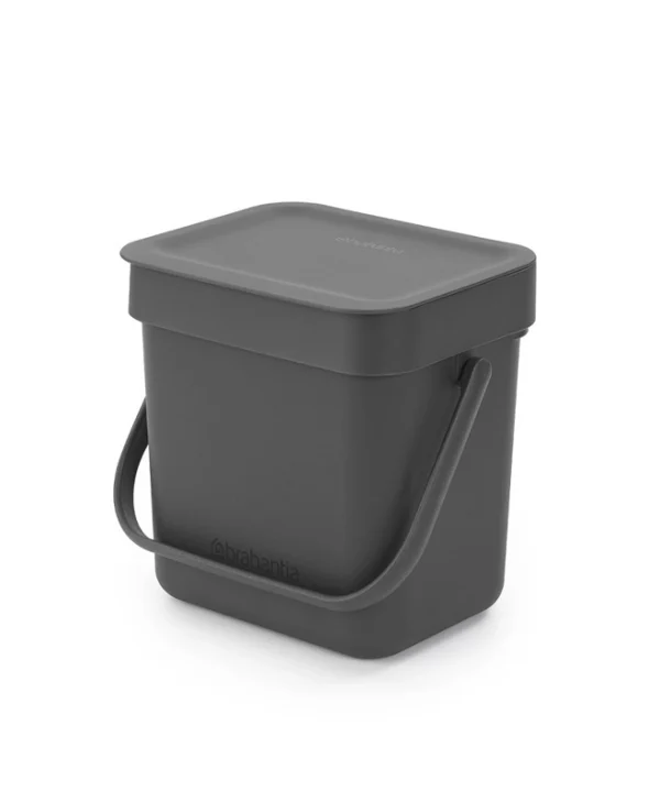 Brabantia Sort&Go Κάδος Απορριμμάτων Πλαστικός Γκρι 3lt 209888