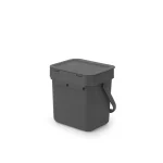 Brabantia Sort&Go Κάδος Απορριμμάτων Πλαστικός Γκρι 3lt 209888 - Image 2