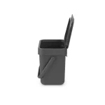 Brabantia Sort&Go Κάδος Απορριμμάτων Πλαστικός Γκρι 3lt 209888 - Image 6