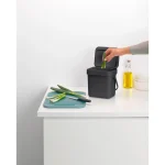Brabantia Sort&Go Κάδος Απορριμμάτων Πλαστικός Γκρι 3lt 209888 - Image 8