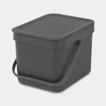Brabantia Sort & Go Κάδος Ανακύκλωσης Πλαστικός Γκρι 6lt 109720