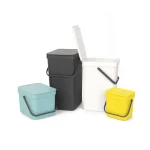 Brabantia Sort & Go Κάδος Απορριμμάτων Πλαστικός Dark Grey 16lt 109966 - Image 7