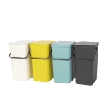 Brabantia Sort & Go Κάδος Απορριμμάτων Πλαστικός Dark Grey 16lt 109966 - Image 8