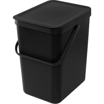 Brabantia Sort Κάδος Απορριμμάτων Πλαστικός Γκρι 25lt 129940