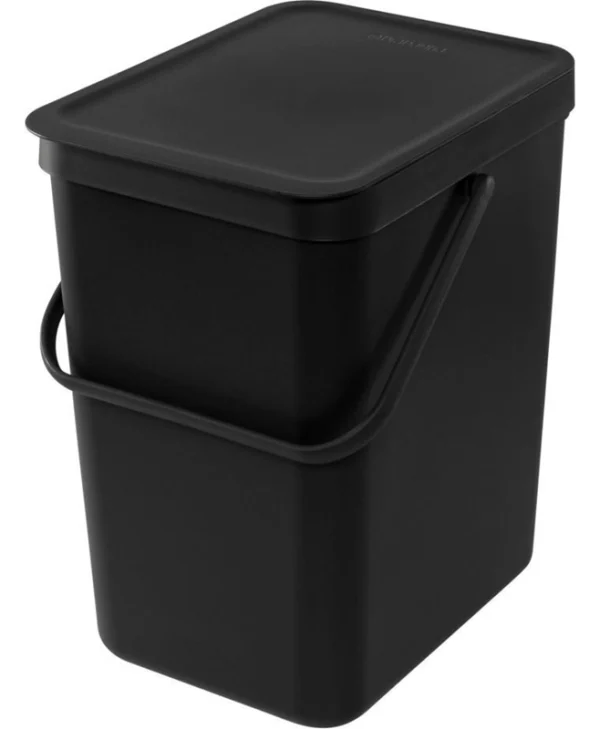Brabantia Sort Κάδος Απορριμμάτων Πλαστικός Γκρι 25lt 129940