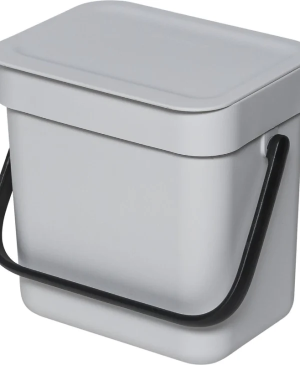 Brabantia Κάδος Απορριμμάτων Πλαστικός Γκρι 3lt 213229